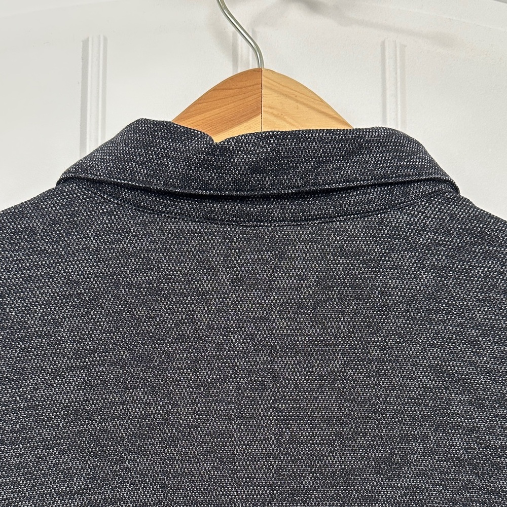Robert Barakett Findlay Dark Gray Long Sleeve Polo Men’s XL Slim *WBF Large - Picture 12 of 13